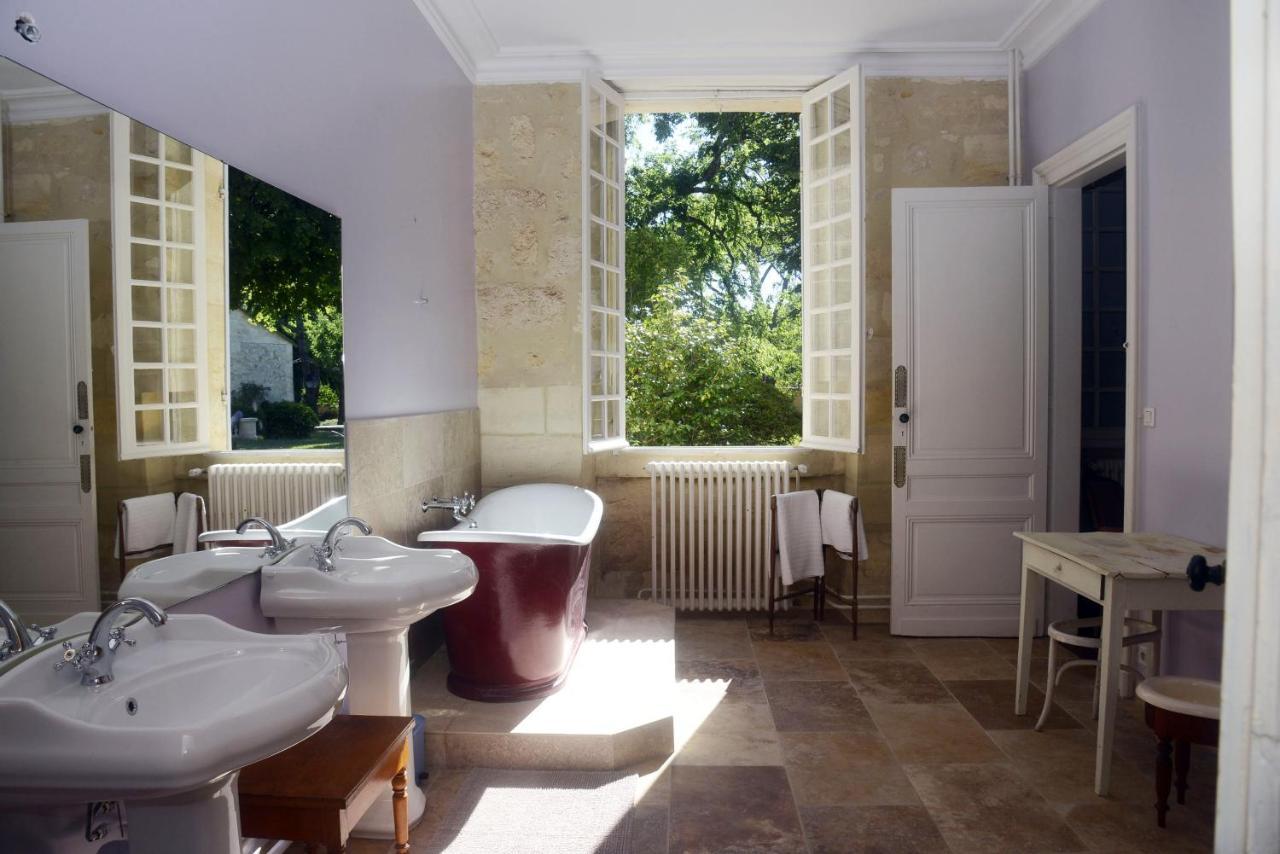 Chateau Rosemont - Grande Maison Familiale Campagne Dans Le Medoc Avec Piscine Et Tennis A 15 Mn Bordeaux Labarde المظهر الخارجي الصورة